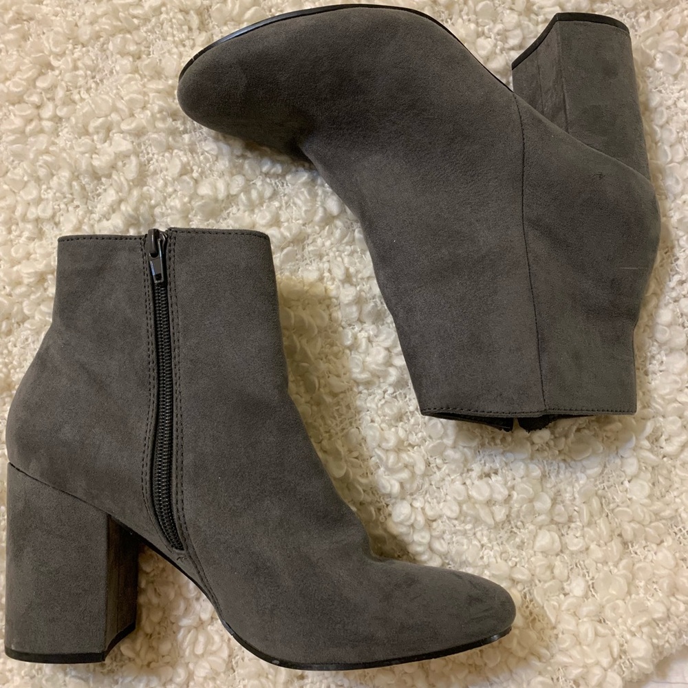 Grey Boots
